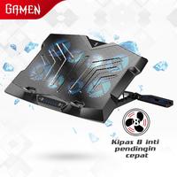 Gambar GAMEN GCP100 Laptop Gaming Cooling Stand Kipas 8 Inti/Core Silent Mode dari INDEXCOMPUTER undefined 1 Tokopedia