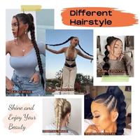 Gambar RAMBUT SAMBUNG KEPANG BRAPONYTAIL RAMBUT KEPANG - Brown, 60 cm dari imrall undefined 5 Tokopedia