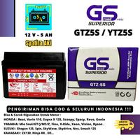 Gambar Aki Beat,Scoopy,Mio soul,spacy,kharisma,supra x 125 gs gtz5s 4ah dari Syafira Aki undefined 5 Tokopedia