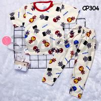 Gambar dealshop baju tidur anak untuk 1-10 tahun bahan kaos / setelan anak permpuan / setelan anak laki-laki / piyama anak / setelan anak cowo / setelan anak cewek  / CP 304 - CP 304, S ( 1 - 2 Thn ) dari dealshop17 undefined 4 Tokopedia