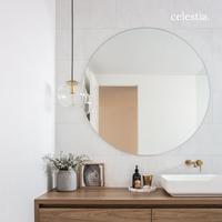 Gambar Cermin Bulat Aesthetic Dinding /  Cermin Dinding Gantung Bulat Aesthetic /  Cermin Dinding Aesthetic / Aesthetic Mirror [Free Packing] Garansi 100% - D30 dari celestia glass undefined 2 Tokopedia