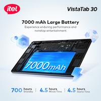 Gambar itel VistaTab 30 Tablet- 4GB+128GB - 11" FHD+ IPS Display Screen - 7000mAh - Dual Speakers- AI Assistant with Learning Center for kid Garansi Resmi - Blue, Tab Only dari Angel Phone Shop undefined 3 Tokopedia
