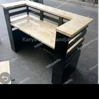 Gambar meja kasir minimalis/ meja kasir taman / meja kasir model palet dari Karya Farel Sandjaya undefined 4 Tokopedia