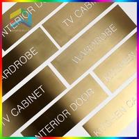 Gambar Custom Sign Nama Ruangan | Sign Board Stainless Steel Mewah Modern - SIlver + Hitam, 8 x 32 dari AcrylicWorks undefined 4 Tokopedia
