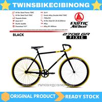 Gambar Sepeda Fixie Exotic 2708 GR - Merah dari Twinsbikecibinong undefined 4 Tokopedia