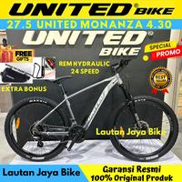 Gambar Sepeda Gunung 27,5 MTB UNITED MONANZA 4.3 dari Toko Sepeda Lautan Jaya_NEW undefined 3 Tokopedia