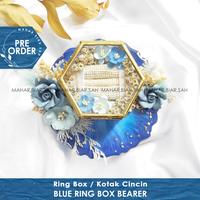 Gambar PO Blue Resin Ring Box Kotak Cincin / Ring Bearer Tempat Cincin Ringbox Cincin Terrarium Mahar Seserahan Engagement dari Mahar.biar.sah undefined 2 Tokopedia
