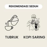 Gambar Kopi Gongseng Hitam Blend 1 Kg | Kopi Kental Khas Medan - 500 gram, Sangat Halus, Plastik dari tokosidikalangid undefined 3 Tokopedia