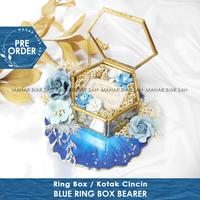 Gambar PO Blue Resin Ring Box Kotak Cincin / Ring Bearer Tempat Cincin Ringbox Cincin Terrarium Mahar Seserahan Engagement dari Mahar.biar.sah undefined 1 Tokopedia