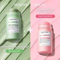 Gambar SKINTIFIC 2IN1 Clay Mask Stick Paket | Niacinamide Bright Boost Clay Stick 40g / Mugwort Acne Clay Stick 40G /Alaska Volcano Pore Clay Stick 40g | Centella Masker Wajah Masker Komedo Ampuh Penghilang Jerawat Acner Eksfoliasi Wajah Green Clay Masker Wajah - Glowing *2pcs dari Skintific Official Store undefined 1 Tokopedia