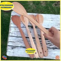 Gambar SPATULA MASAK KAYU BULAT DAN KOTAK SODET FULL KAYU SUTIL SPATULA TEFLON - KOTAK BESAR dari PERABOTAN YUNIMART undefined 4 Tokopedia