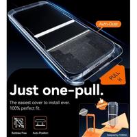 Gambar Tempered Glass iPhone 16 Pro Max Plus Torras Glass Slim Thin Anti Gores Screen Protector Guard Privacy Anti Gores Clear HD Bening Transparan Full Cover 9H Tray Installation - privacy, 16 pro max dari i- Shop Jakarta undefined 3 Tokopedia