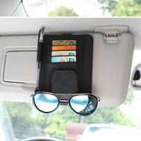 Gambar Dompet Kartu Mobil Sun Visor Holder - Beige dari BudgetGadget undefined 4 Tokopedia