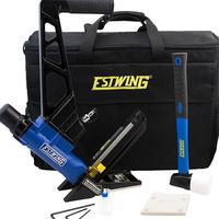 Gambar Bigsale Estwing Efl50Q Pneumatic 2In1 15.5 And 16 2 Flooring Nailer And Stapler Ergonomic And Lightweight Nail Gun Hardwood Flooring With Interchangeable Base Plates NoMar Feet And Mallet dari Herpi Market undefined 1 Tokopedia