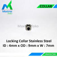 Gambar Lock Collar Locking Collar Stainless Steel Bore 3mm 4mm As Shaft Stopper - 3mm dari Maxima Toko undefined 3 Tokopedia