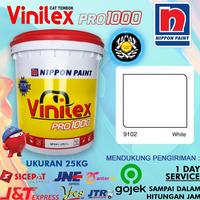Gambar CAT AIR TEMBOK DINDING VINILEX 25 KG WARNA 9102 WHITE PUTIH BERSIH PAIL BESAR 25KG 20 KG INTERIOR EXTERIOR ACRYLIC EMULSION NIPON NIPPON PAINT MURAH LUAR DALAM BAGUS TERMURAH MEDAN BINJAI SUMATERA dari RAMASTORE06 undefined 1 Tokopedia