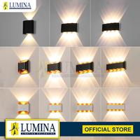 Gambar LUMINA Lampu Hias Lampu Led Dinding Lampu Dinding Model Minimalis - Type B577/4-GB-3000K - White, Kuning, Besi dari LUMINALIGHTING.ID undefined 4 Tokopedia
