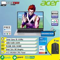 Gambar Laptop ACER Aspire Lite 14 AL14-51M Intel Core i5 1235U SSD 512GB 14.0 WUXGA IPS Windows 11 OHS - 8GB/512GB, UNIT ONLY dari VIVATECH STORE undefined 1 Tokopedia