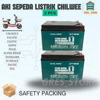 Gambar aki sepeda listrik original chilwee 12v 12ah uwinfly uwin fly seli c dari TOKO SURABAYAAKI undefined 2 Tokopedia