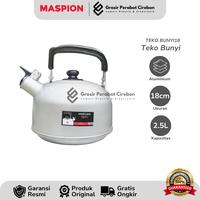 Gambar TEKO BUNYI MASPION 18 CM / WHISTLE KETTLE MASPION 18 CM - Pakai Bubble Wr dari Grosir Perabot Cirebon undefined 1 Tokopedia