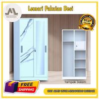 Gambar TERMURAHHH!!! Lemari Pakaian Plat Besi Sliding - Tegal dari Modern Jaya Furniture_NEW undefined 2 Tokopedia