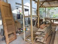 Gambar Daun pintu salur kamar Jati perhutani Blora model minimalis tanpa kusen dari Rimba Jati Blora undefined 5 Tokopedia