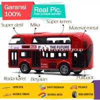 Gambar Diecast Miniatur Mainan Mobil Bus Double Decker London Style Mika Susun dari enandemshop undefined 2 Tokopedia