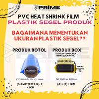 Gambar PLASTIK SEGEL 250 gram PVC  HEAT SHRINK FILM ROLL TRANSPARAN WRAP SEAL BOTOL BOX - 250 Gram, 9 cm dari Prime Collection inc undefined 4 Tokopedia