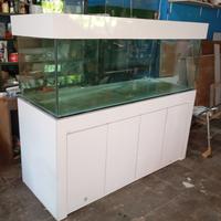 Gambar Cabinet Aquarium 150x60x70 Paket Custom (kaca 12mm tinggi aquarium 70) dari Klinik Aquascape undefined 1 Tokopedia