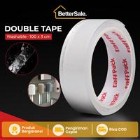 Gambar Lakban Perekat Double Tape No Trace Washable Sticker Multifungsi - 500x3 CM dari Better Sale undefined 1 Tokopedia