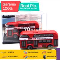 Gambar Diecast Miniatur Mainan Mobil Bus Double Decker London Style Mika Susun dari enandemshop undefined 4 Tokopedia