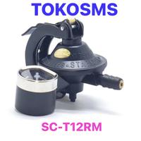 Gambar Regulator gas STAR CAM SC-T12RM meter untuk kompor oven dan water heater pemanas air tekanan rendah STARCAM SCT12RM dari Tokosms undefined 1 Tokopedia