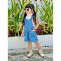 Gambar Overall Eboni Baju Kodok Anak 1-4 Tahun Overall Jeans Anak - size S dari OKBUY ID undefined 3 Tokopedia