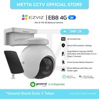 Gambar Ezviz EB8 4G + Solar Panel E Pan & Tilt Battery Camera CCTV Outdoor Wifi Kamera Smart Lens Wireless - EB8+SolarPanel dari mettacctvteknologi undefined 1 Tokopedia