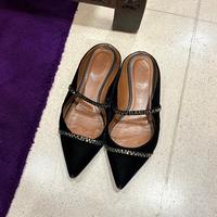 Gambar MALONE SOULIERS Black Mules Slip On dari Private Eyes undefined 1 Tokopedia