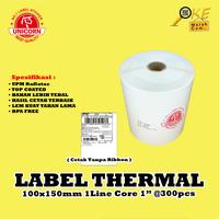 Gambar LABEL BARCODE 100 X 150 mm KERTAS STICKER LABEL THERMAL 100x150 mm dari Oke Murah Com undefined 1 Tokopedia