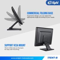 Gambar Enlight 17ENT B - 17" Inch Touchscreen 60Hz HDMI VGA VESA Monitor Support POS System dari Duta Mandiri Infokom undefined 5 Tokopedia