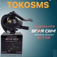 Gambar Regulator gas STAR CAM SC-T12R untuk kompor oven dan water heater pemanas air tekanan rendah STARCAM SCT12R dari Tokosms undefined 1 Tokopedia