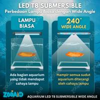 Gambar Lampu Celup LED 3 Mode Warna RGB Putih Biru Aquarium Akuarium Aquascape Submersible Air Ikan - 1 Mode, 22cm dari Zooaid undefined 3 Tokopedia
