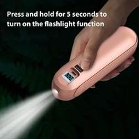 Gambar Best Product 【Cod】Viqoo Bluetooth Earphone With F7 Earbuds Dan Mini Fan Dan Flashlight Dan Powerbank 2000Mah Headset Led Kipas Powerbank 4 In 1 - T64 - T64 - Pink dari Toko Mariam Tawfiq undefined 3 Tokopedia