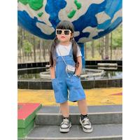 Gambar Overall Eboni Baju Kodok Anak 1-4 Tahun Overall Jeans Anak - size S dari OKBUY ID undefined 4 Tokopedia