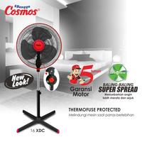 Gambar Cosmos Kipas Angin 16-XDC Stand Fan Ukuran 16 Inch - 16XDC(HITAM) dari Multi Home undefined 3 Tokopedia