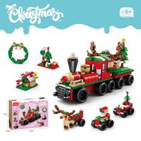 Gambar BUILDING BLOCK TOYS CHRISTMAS / BRICK HADIAH GIFT NATAL KARTUN PREMIUM TRAIN TREE HOUSE / MAINAN BALOK BLOK ANAK KECIL PAJANGAN TUKER KADO O16 #KISPARKLE - E dari KIDSPARKLE undefined 2 Tokopedia