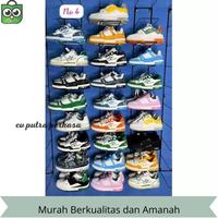 Gambar Rak sepatu susun 10 bahan besi/Rak gantung sepatu tempel dinding/Rak display sepatu besi - Hitam 5 susun dari putra perkasa stores undefined 1 Tokopedia
