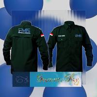 Gambar KEMEJA PDL PDH KEMENAG EMIS LENGAN PANJANG - HITAM BORDIR, XXL dari SummerSky undefined 1 Tokopedia