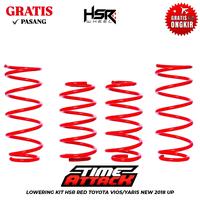 Gambar PER MOBIL CEPER TOYOTA VIOS YARIS NEW 2018 UP LOWERING KIT HSR RED - TOKO VELG BAN MOBIL BOGOR dari Time Attack Hsr undefined 1 Tokopedia