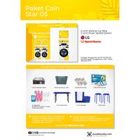 Gambar Paket Laundry Coin / Paket Usaha Laundry Koin Mesin Laundry Koin Star - Star 01 dari PusatLaundry_NEW undefined 4 Tokopedia