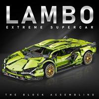 Gambar ** Mainan Mobil Lamborghini 1:14 Lego with Remote - JKC7101 - Green ** dari by.u store1 undefined 1 Tokopedia