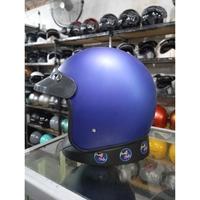 Gambar Helm bogo retro pet solid - light blue dari MALL HELM undefined 5 Tokopedia