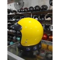 Gambar Helm bogo retro pet solid - light blue dari MALL HELM undefined 3 Tokopedia